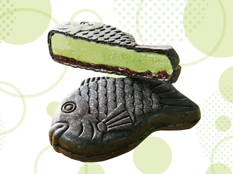 和菓子アイスたい焼き最中しっぽまであん宇治抹茶