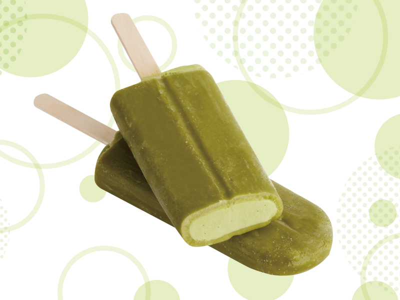 和菓子アイス玉露と抹茶