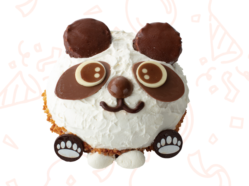 かわいいパンダちゃんデコレーション