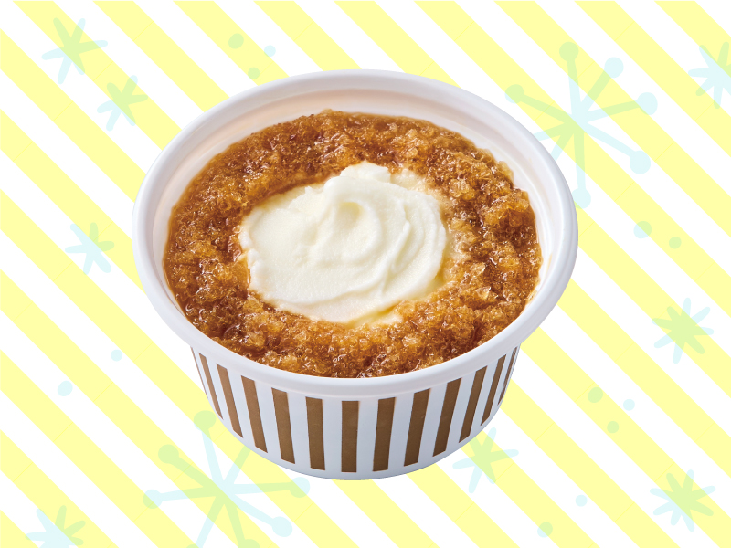 白州名水かき氷フロート_コーヒー＆バニラ