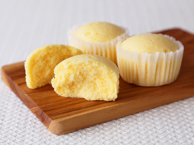 北海道産小麦のたまご蒸しケーキ