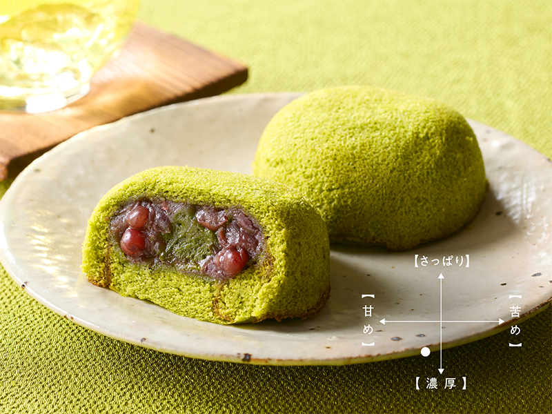 ふんわりムーン 宇治抹茶あずき